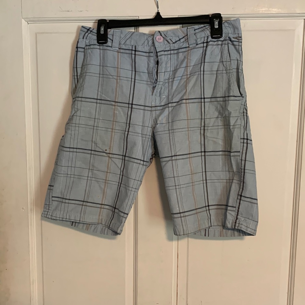 O’Neil shorts | Blue and brown plaid